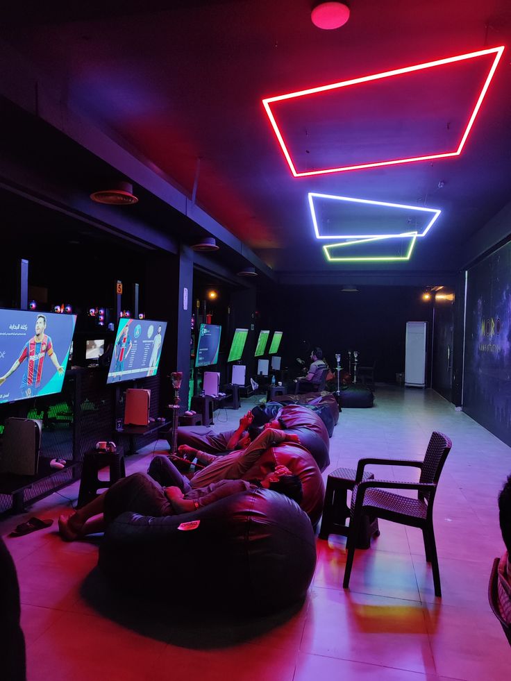 Gaming club lounge
